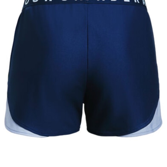 Under Armour Blue Athletic Shorts Lightweight Elastic Waist - Picture 3 of 9